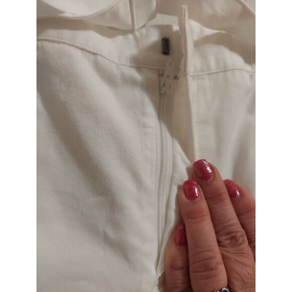 Lauren Ralph Lauren Women Shorts With Belt White Size 14 Summer NWT Polo - Picture 7 of 15